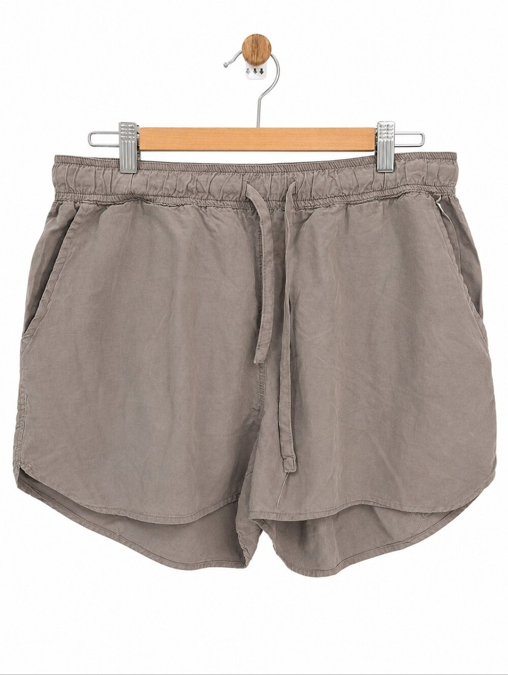 NWT Thread & Supply TENCEL™ Drawstring Shorts | Women's Large | Taupe | Summer